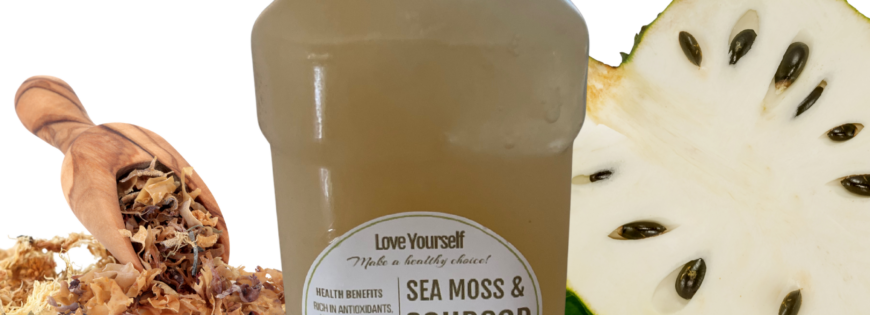 Sea moss and soursop juice