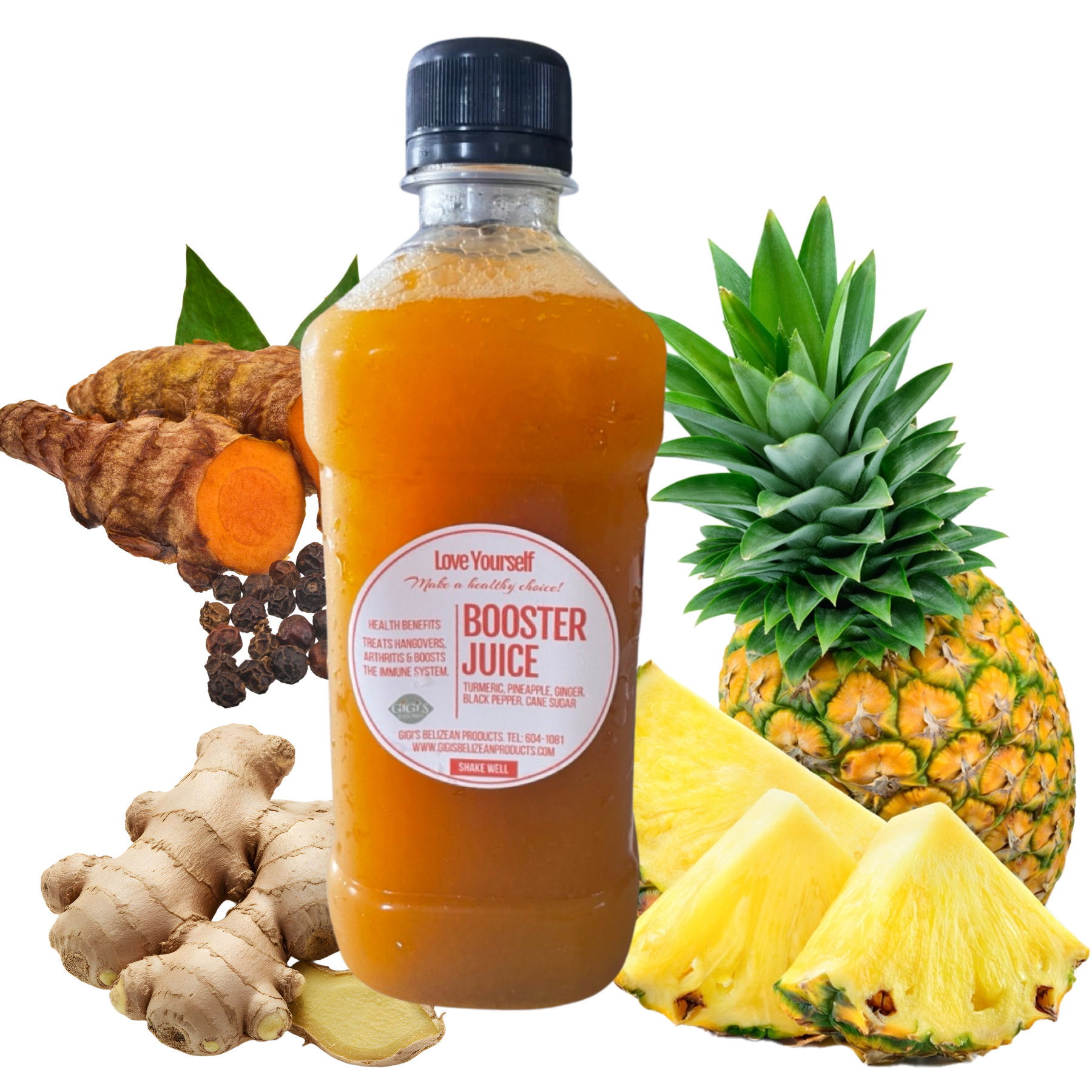 Booster Juice Healthy GigIs Belizean Products